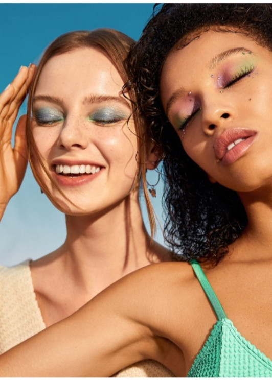 SHEGLAM Vacation Daze Eyeshadow Palette & Lip Stain Bundle.