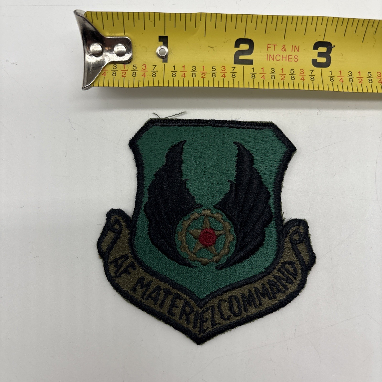 U.S. Military Air Force AF Material Command Patch Insignia Subdued Cut Iron