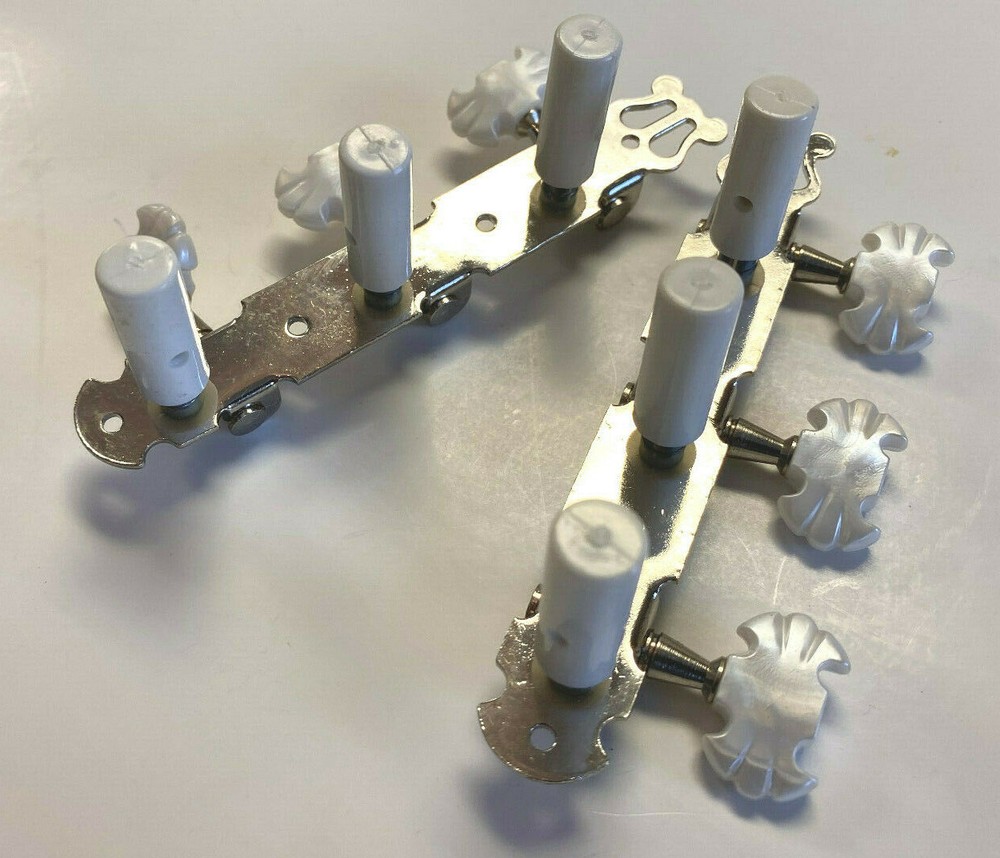 A12 New Chrome Guitar Tuner Set Tuners Gears for Nylon String Classical Guitar