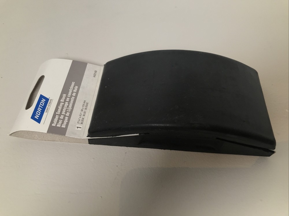 Norton 07660701889 Rubber Hand Sanding Block