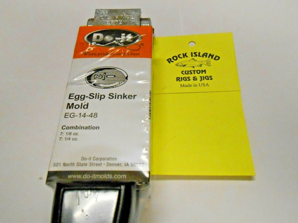 CLEARANCE 1171 DO-IT EGG SINKER MOLD 1/8, 1/4 oz