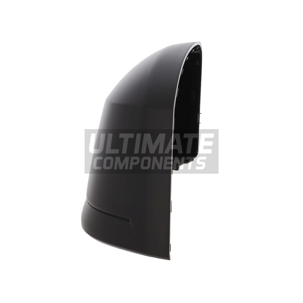 VW Crafter 2016-> Upper Wing Door Mirror Cover Cap Case Black Passengers Side