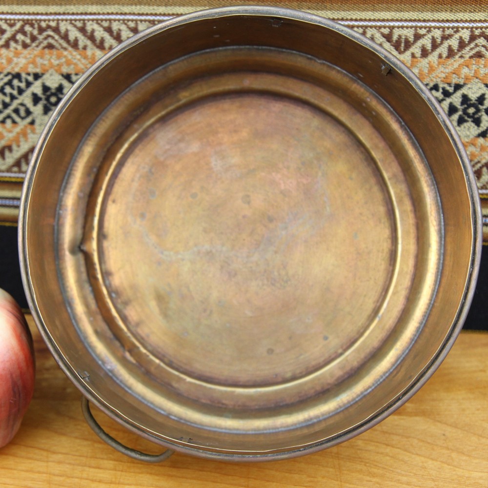 Antique Copper Three Piece Steamer Warmer Pot Insert? Decor Only