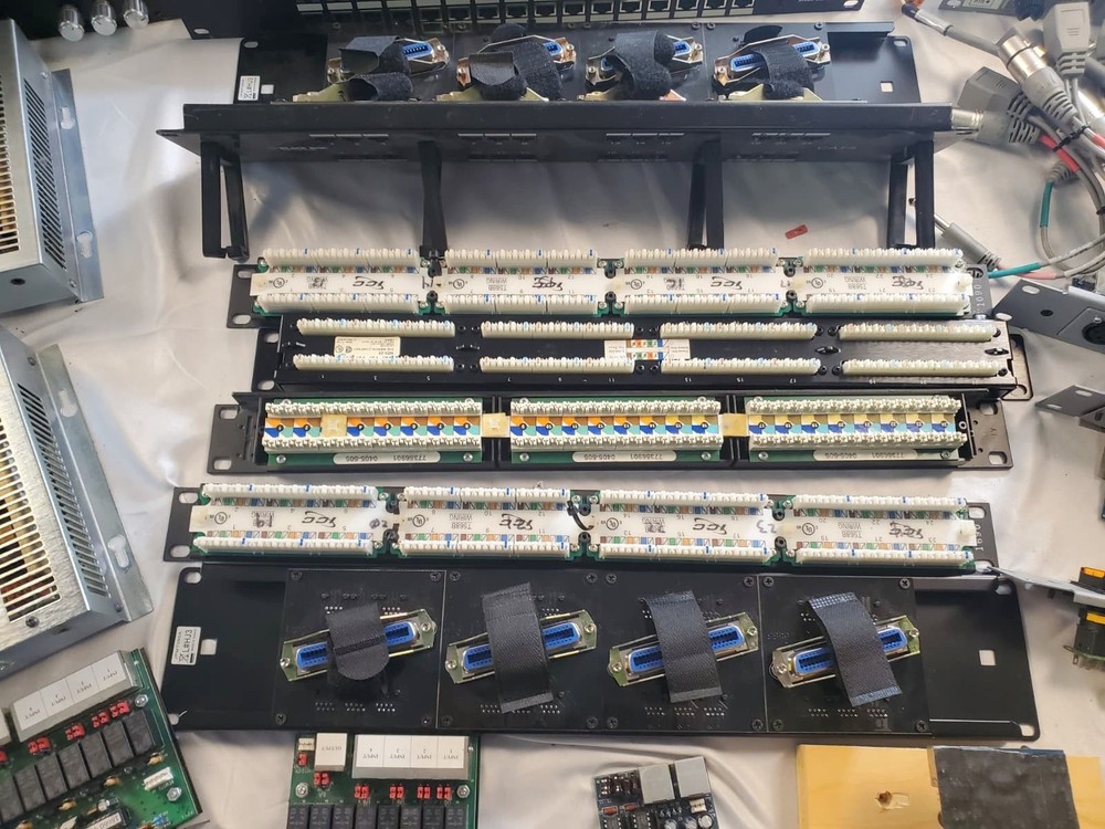 StudioHub Broadcast Audio System Lot Tested Rack Units Panels Modules CAT5