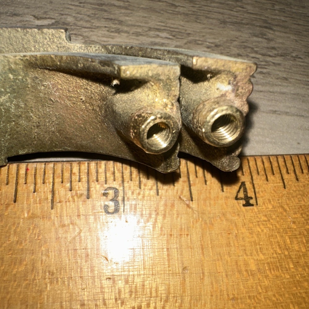 2 Brass Drawer Pulls Mid Century Vintage Pulls