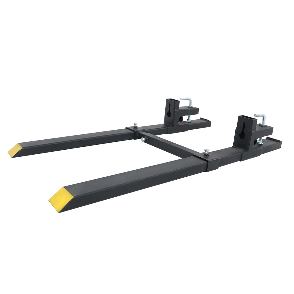4000Lbs 60'' Tractor Pallet Forks Clamp on Skid Steer Loader Bucket Quick Attach