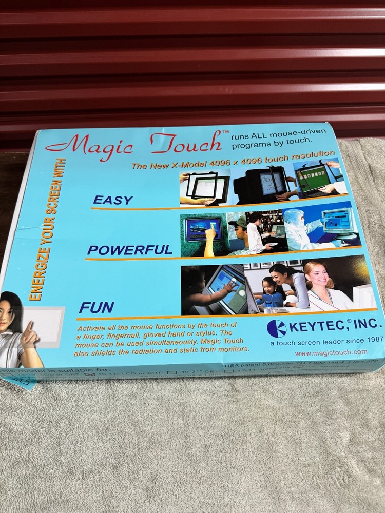 Keytech Magic Touch KMT-1700 Add-On TouchScreen for 17" Monitors