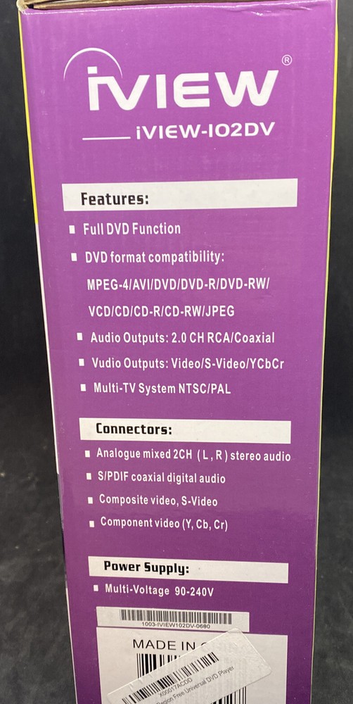 iView Media Player I02DV