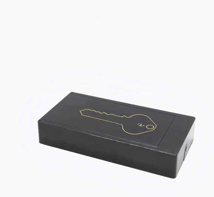 HideKey Magnetic Key Box - Emergency Safe, Car & Home Use Small, Black