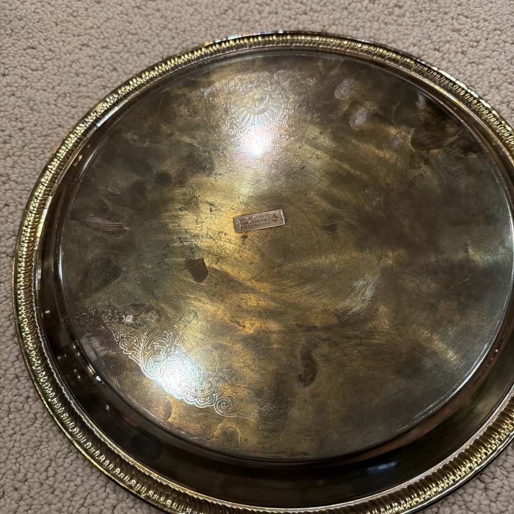 International Silver Company Brass Tea Set Serveware