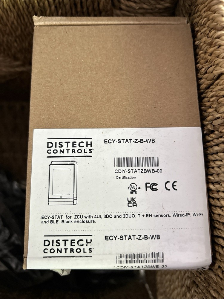 Distech Eclypse ECY-STAT wifi thermostat. NEW