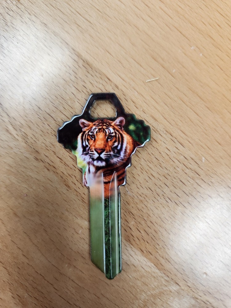 TIGER PRINTED SCHLAGE SC1 KEYBLANK