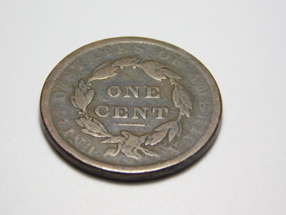 OLD US COINS 1837 CORONET HEAD LARGE CENT