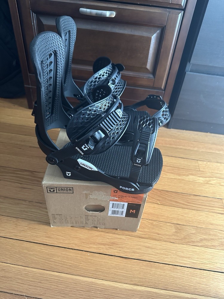 25-26 Union Force Classic Men's Medium Black Snowboard Bindings