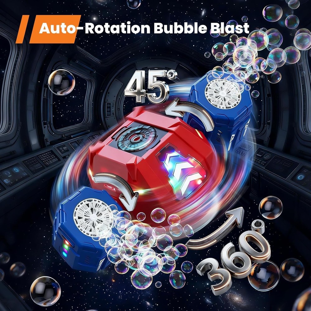 Bubble Machine, 30000+ Bubbles/Min Rechargeable Kids Bubble Machine with Remote