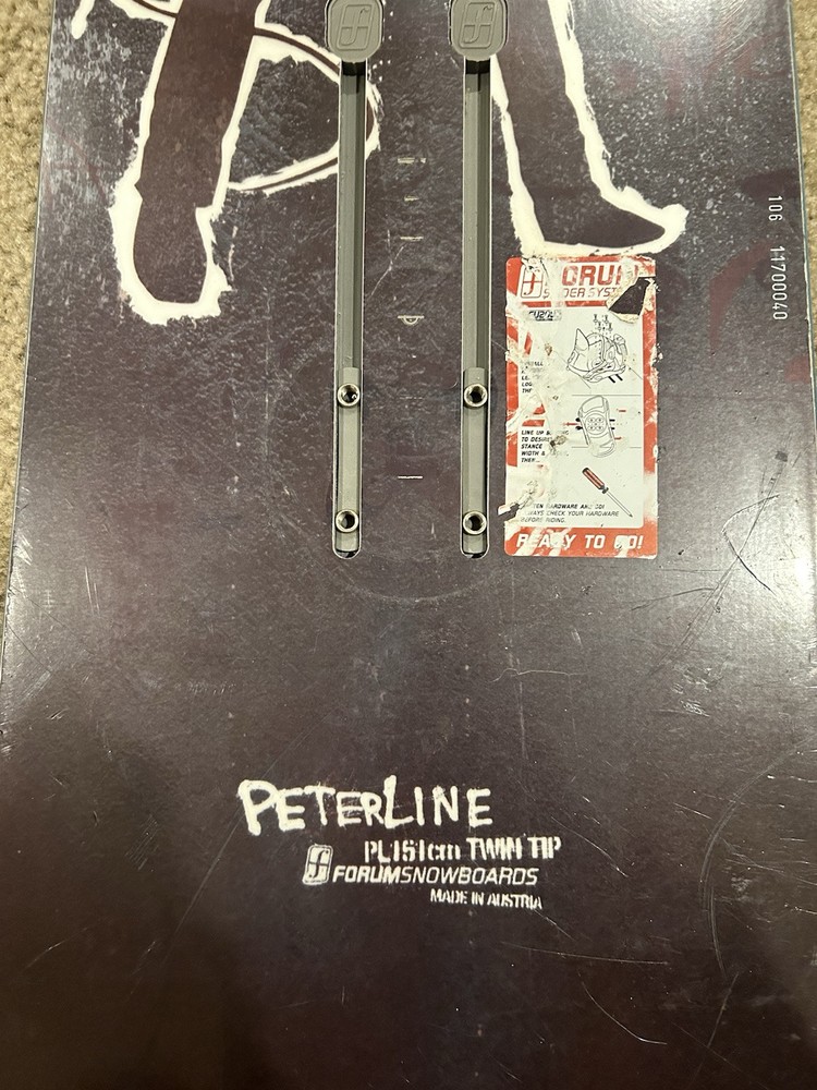 Forum Snowboards Peter Line Sid Vicious 151 RARE Excellent Condition