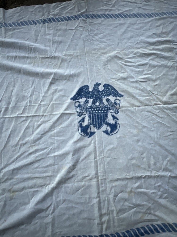 1960s US Navy White Table Cover ? (BB629