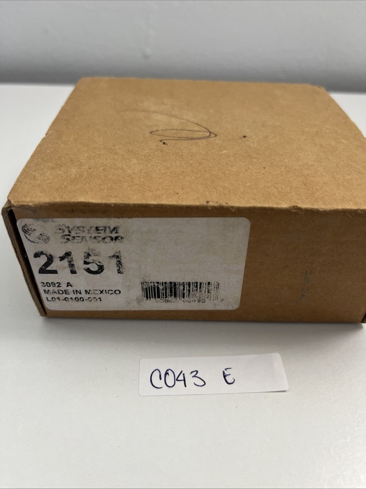 System Sensor 2151 Smoke Detector **NEW** SAME DAY SHIPPING