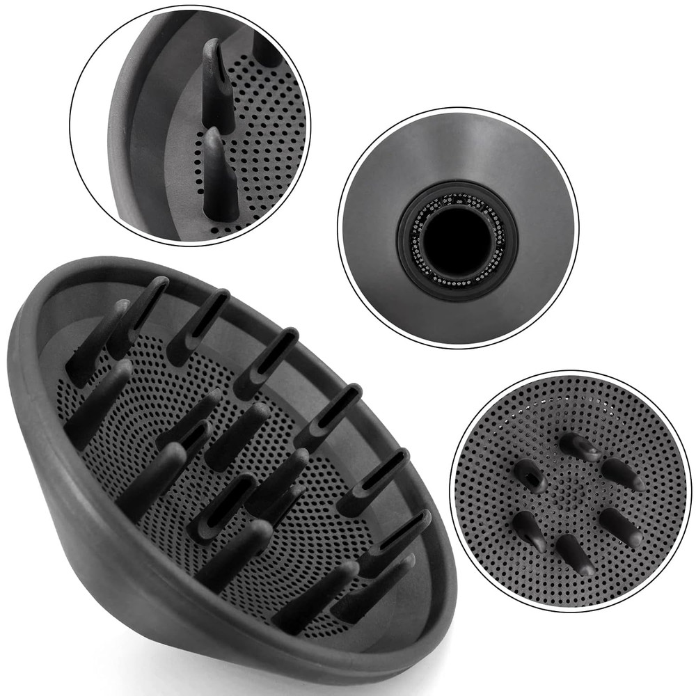 New Supersonic DIFFUSER ATTACHMENT Hair Dryer Accessory, Grey