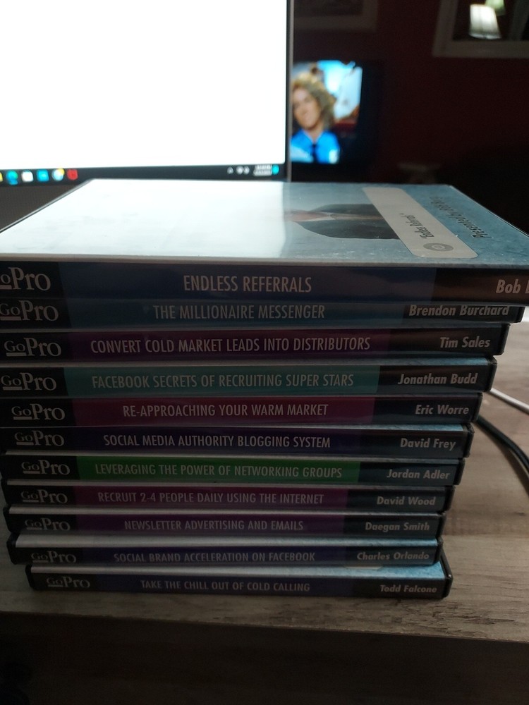 GO PRO MLM COLD MARKET MASTERMIND HOME STUDY COURSE 31 DISCS