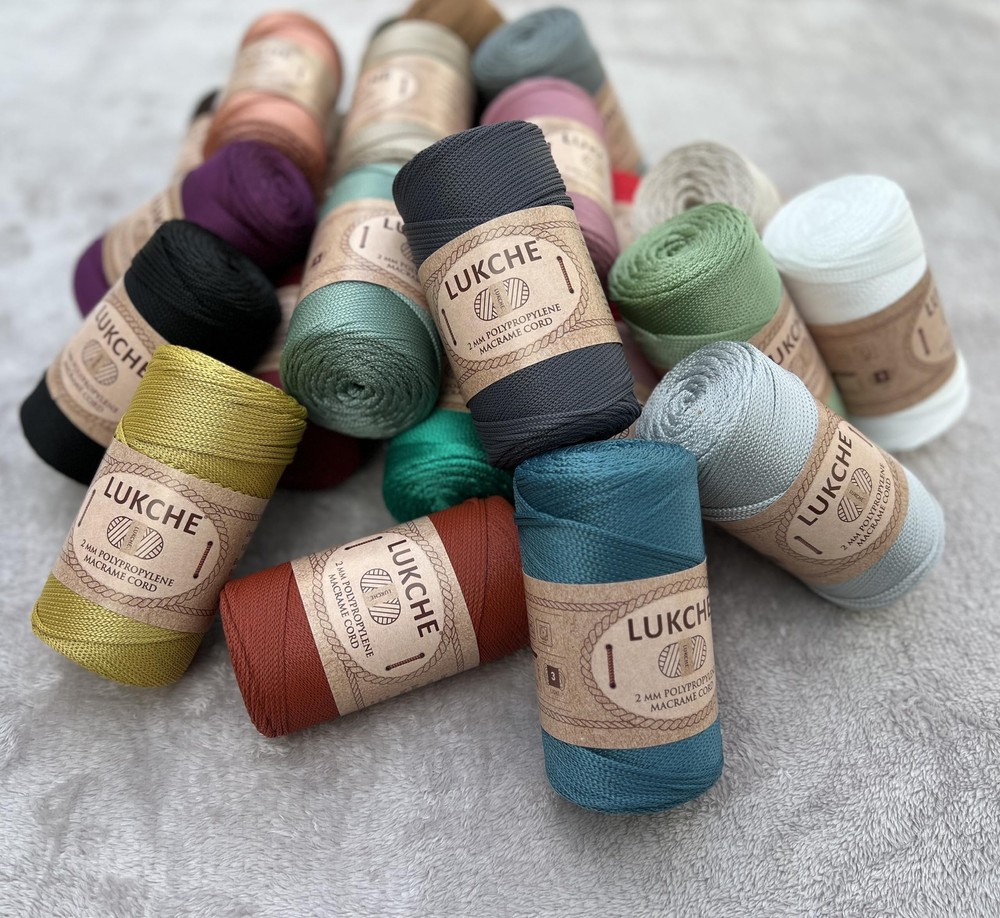 Polyester Macrame Cord 2mm x 251 Yards 100% Polypropylene Premium Macrame Rop...