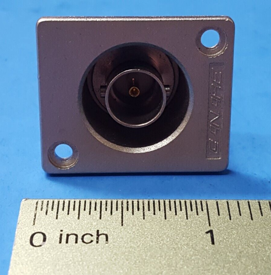 RF BNC Connector, BCJ-RU, CANARE, 1 Contact, Female, Panel Mount, Locking, Jack