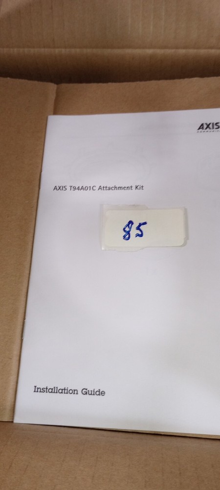NEW OPEN BOX AXIS T94AA01C ATTACHMENT KIT P/N 5901-301