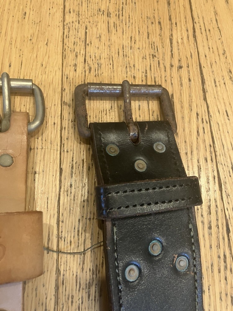 2 Weight Lifting Belts 1-Marked Altus Other Unknown Both Are Medium Size