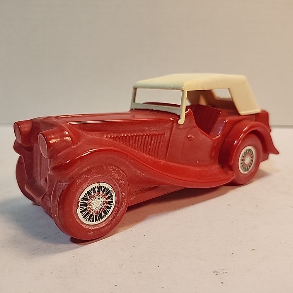 Avon Perfume Cologne Bottle Empty / Car / Red 1936 MG