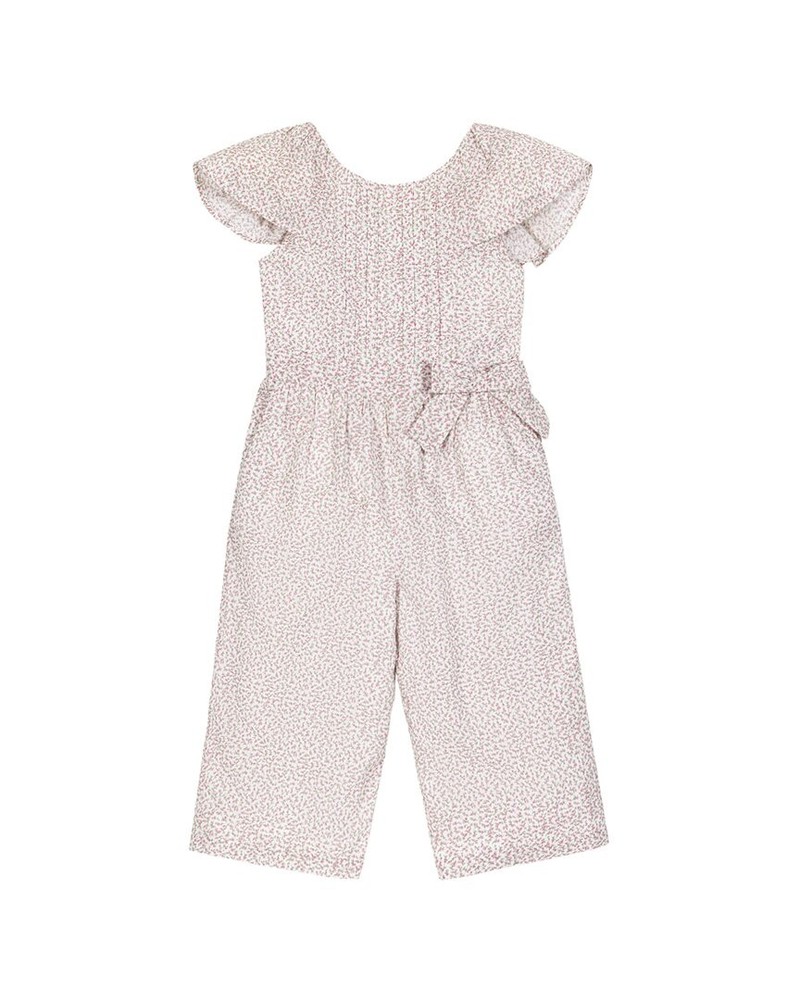 Hope & Henry Pintuck Flutter Sleeve Jumpsuit