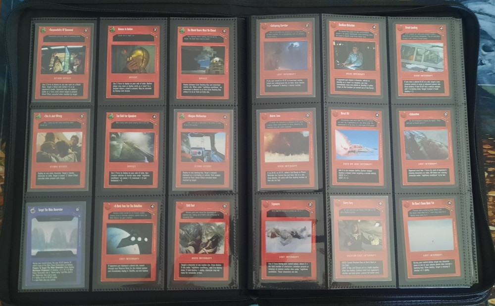 Decipher Star Wars CCG Hoth Limited BB Complete Set! w/ Rules & Corrected R3PO