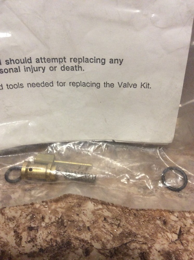 NEW MSA First Stage Valve Replacement Kit Part# 482224