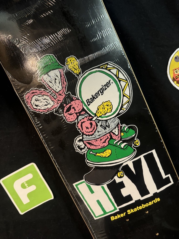 RARE Shane Heyl Bakergizer Bunny Baker Skateboard Deck Pro Model