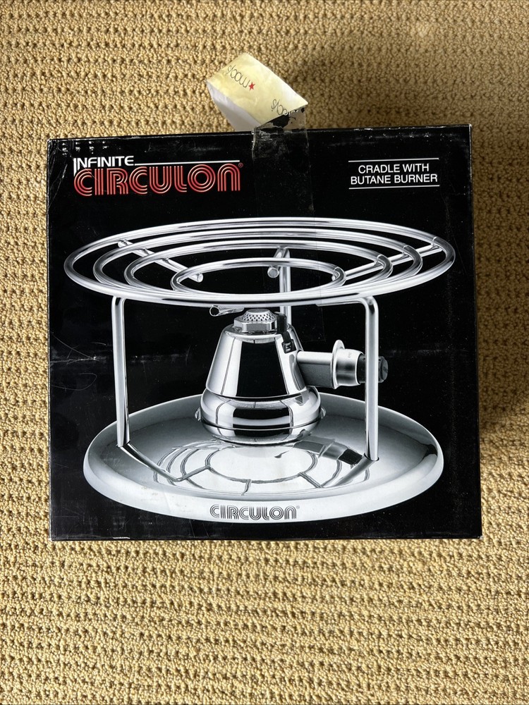 Infinite Circulon Cradle With Butane Burner NEW Tabletop Entertaining