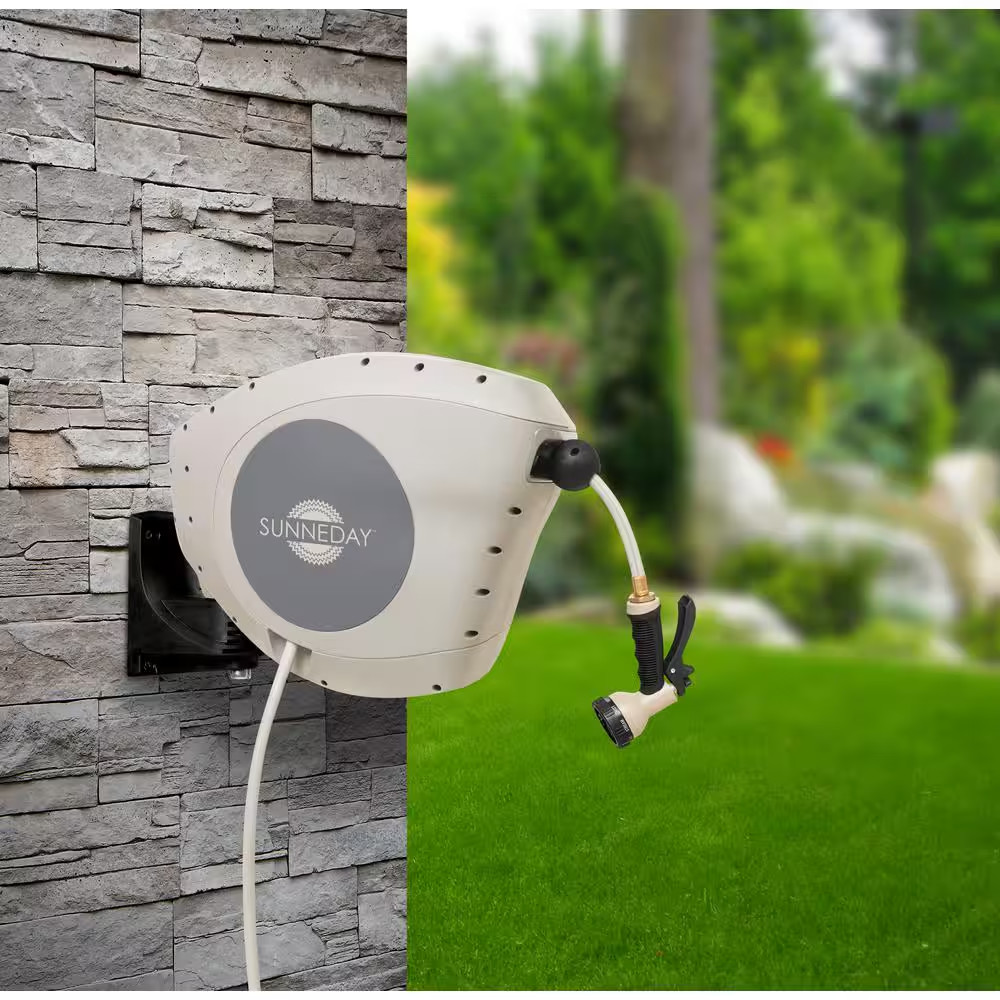 65 Ft. Retractable Garden Hose Reel