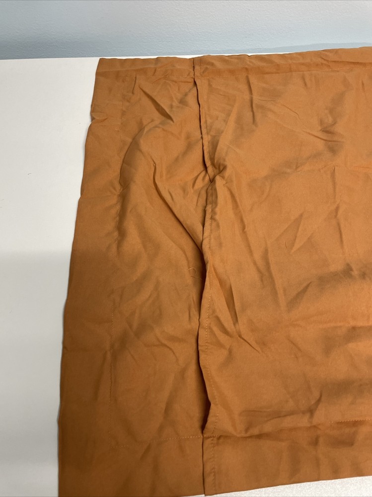 King Sham Orange Microfiber NEW (No Tags) Single 20x36