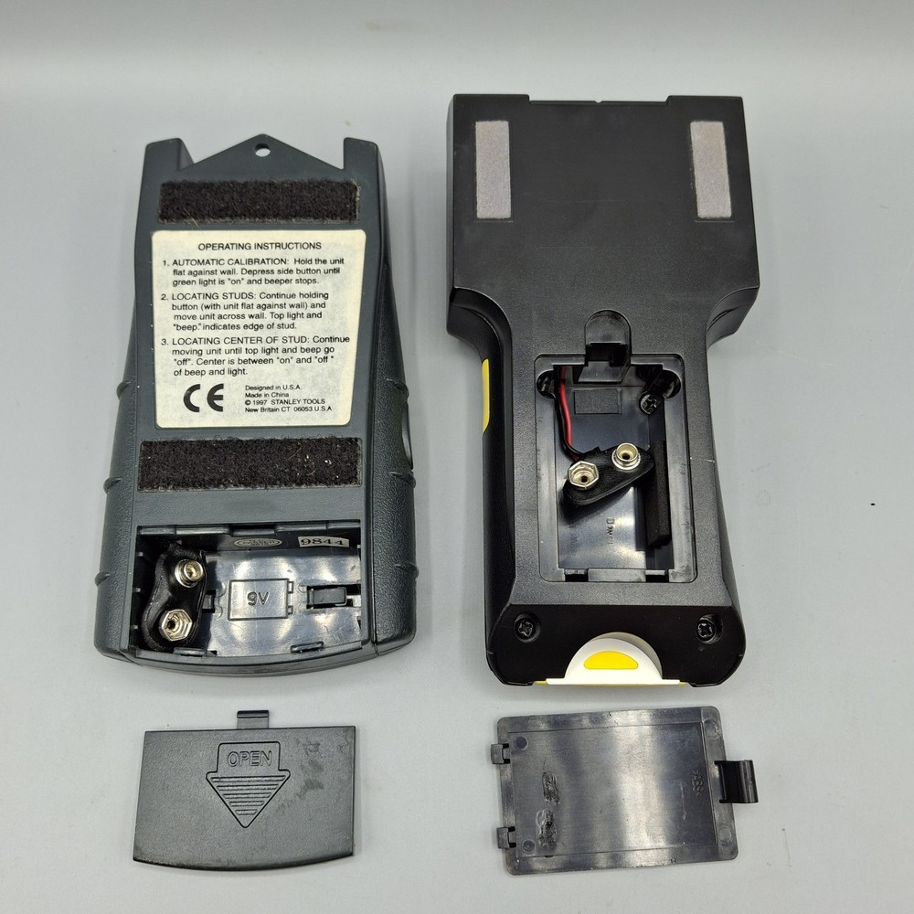 STANLEY Tool Lot 2, 1997 Stud & Edge Finder + FatMax Stud Sensor 400, Test Works