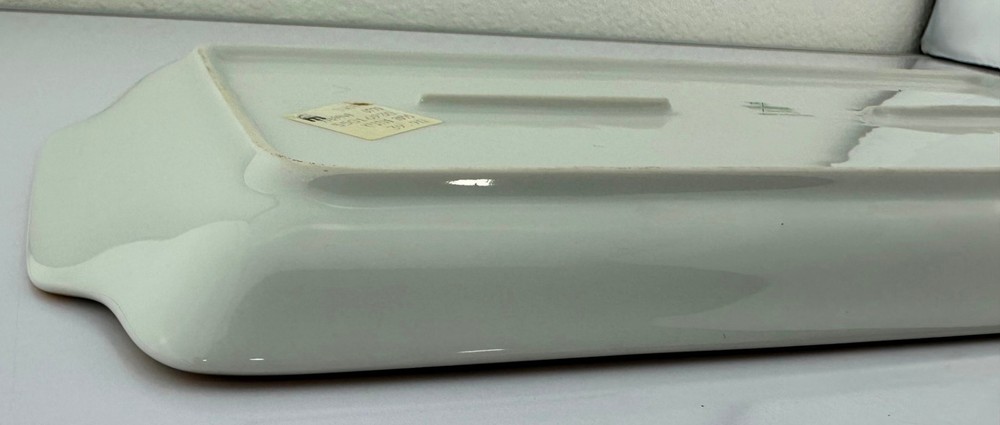 Mitterteich Bavaria Germany Rectangular Serving Tray 14x6.5”. Pre-owned