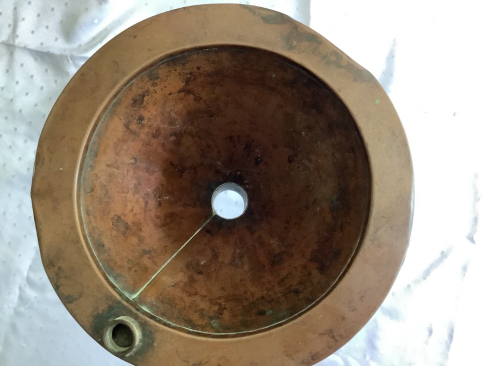 Antique Bausch & Lomb Optical Co. copper jacketed tempering funnel