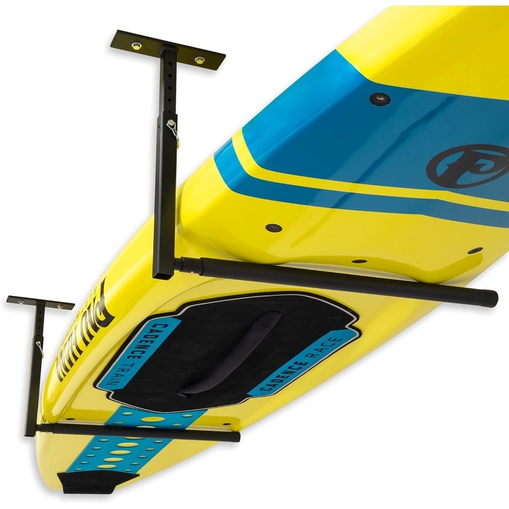 Adjustable Garage Ceiling Storage Rack Hanger for Stand Up Paddle Board and