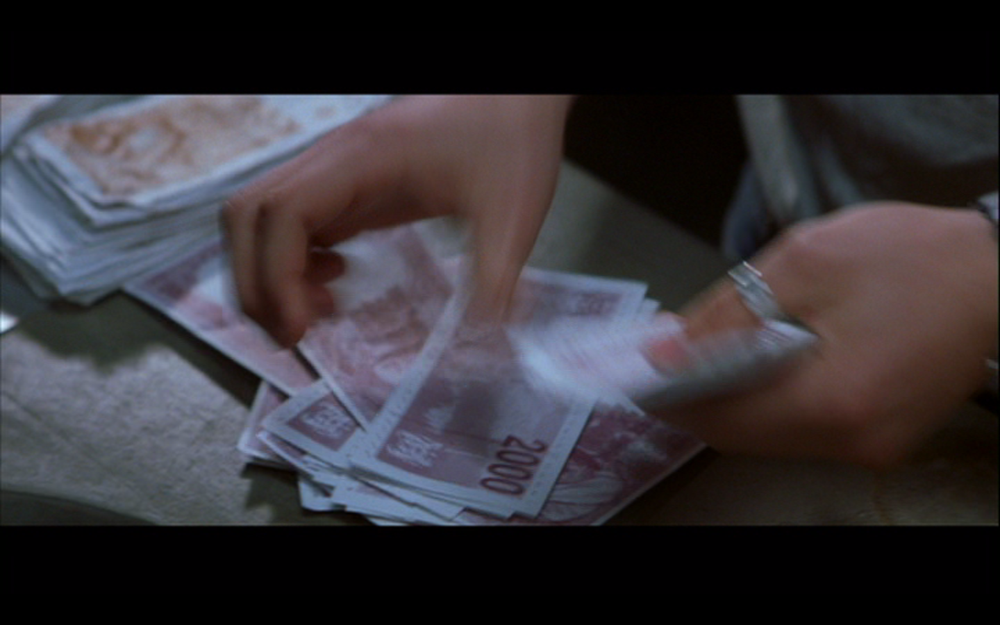 Rollerball (2002) - Kazakhstan Prop Bill Set with Gambling Ticket