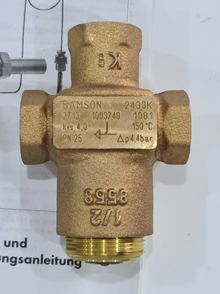 Samson Engine Valve Type 2433K  PN25; KVS 4.0 CC491K