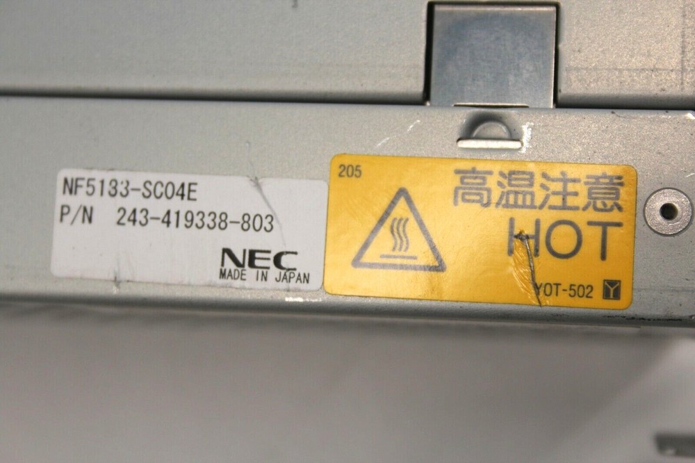 243-417399-045 NF5183-SC04E NEC Disk Array Unit D8-30 Cache module(CHE)