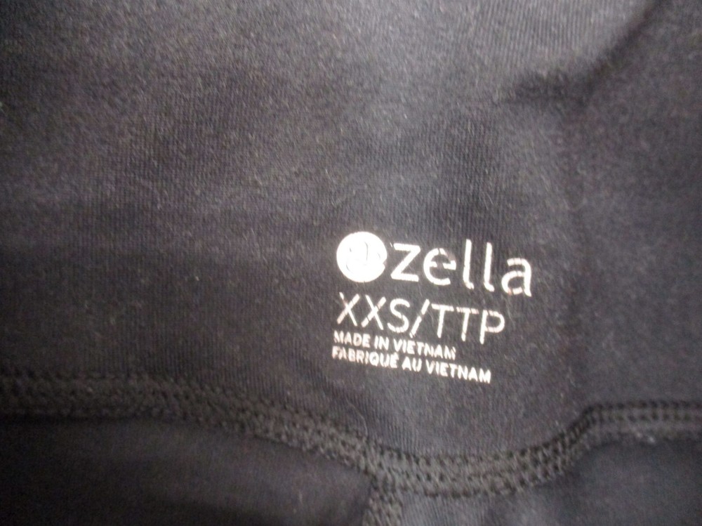 ZELLA Size 2XS Womens Black Stretch Pull On Athletic Compression Leggings 964