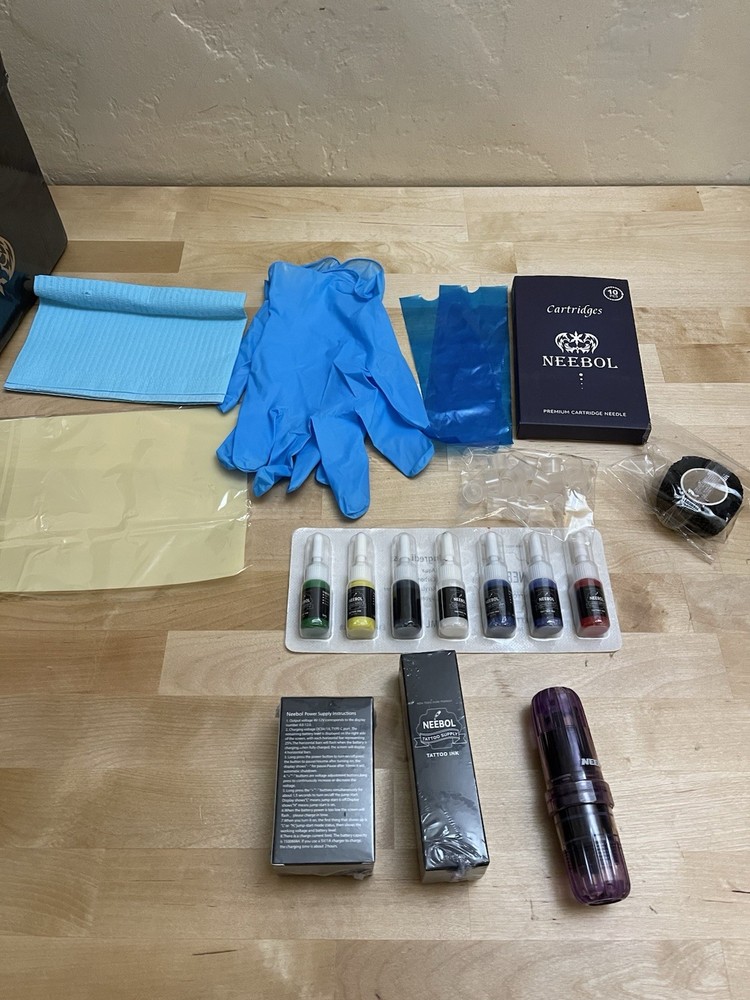 NEEBOL Tattoo Machine Pen + Starter Kit - NEW!