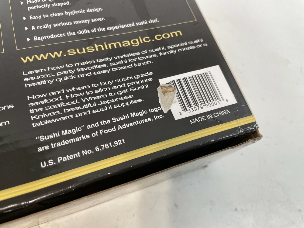 SUSHI MAGIC Hand Easy Auto Rolling Machine AS SEEN ON TV Express Kitchen Kit