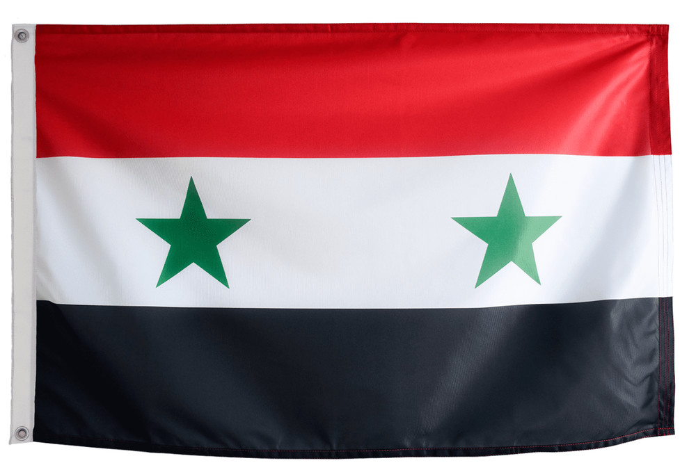 Syria Flag 3'x2' - ONE ONLY
