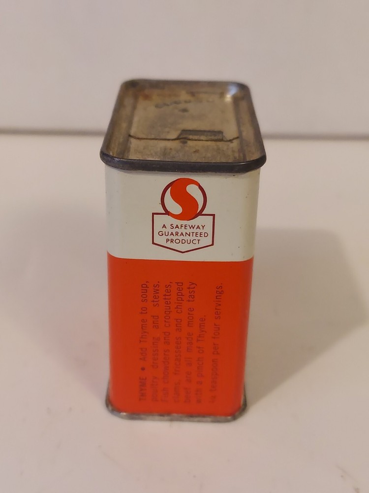Crown Colony Brand 1960 Thyme Spice Tin