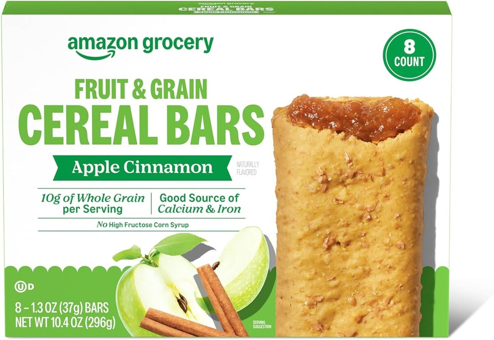n Grocery,  Cinnon Fruit & Grain Cereal Bars,8 Ct