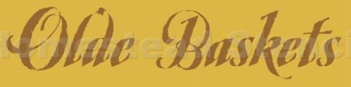 ~ ITEM #4237 E Primitive Stencil ~ OLDE BASKETS